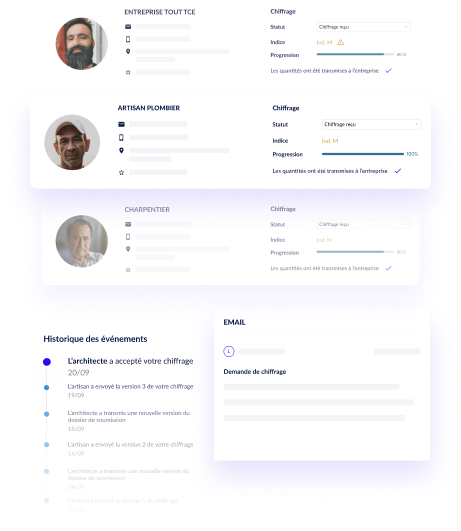 logiciel consultation d'entreprises appel d'offres maitre d'ouvrage privée MOA logiciel deviseur architecte ingénieur bureau d'étude BE logiciel appels offres